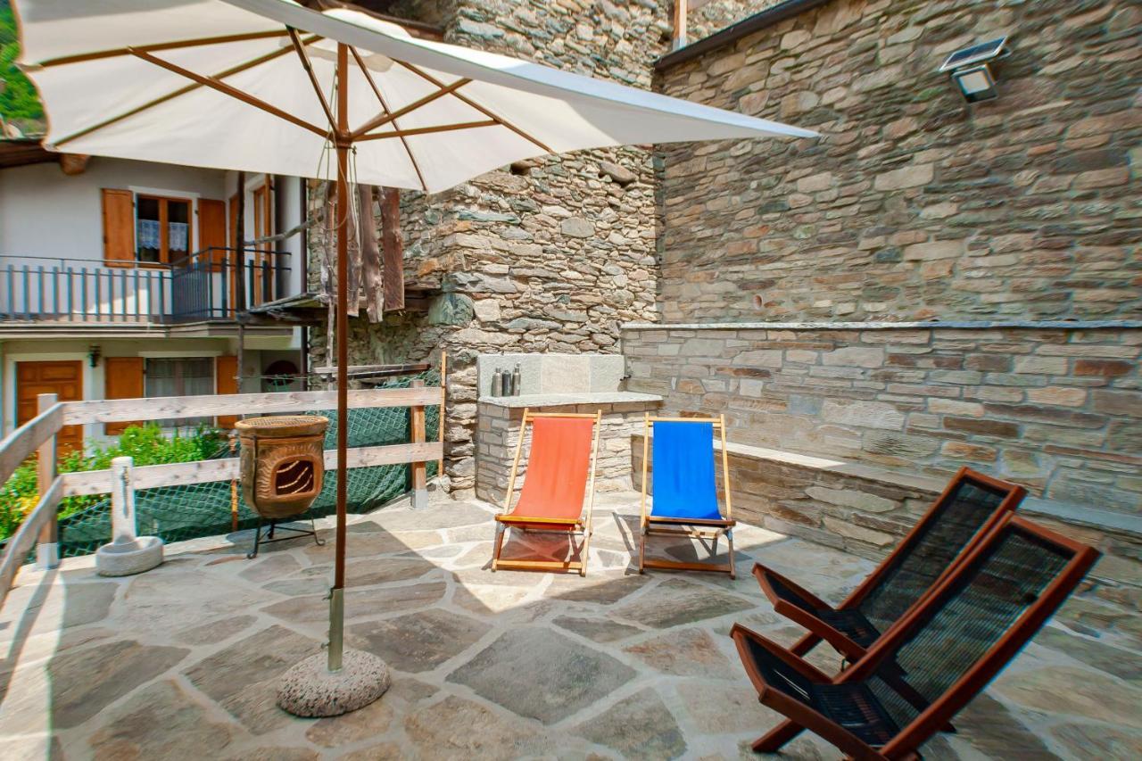 Allo Villo Lovely Apartment Ostana Buitenkant foto